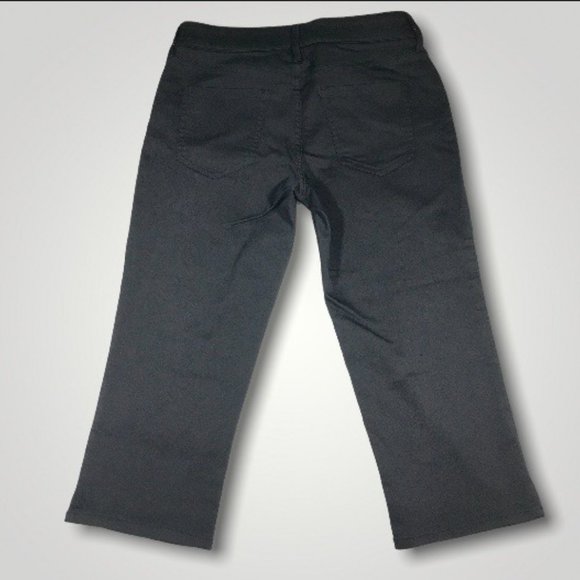 NWOT Liz Claiborne SARA CROP Mid Rise Cropped Pants Capris MISSES Size 6 - Picture 3 of 13